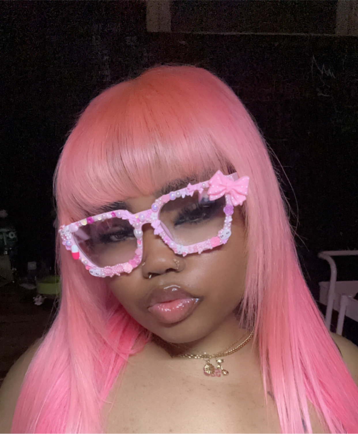 Pink Kawaii Glasses