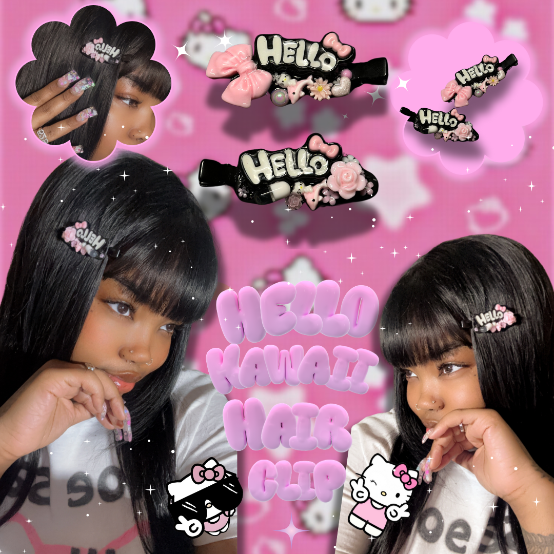 Hello! Kawaii hair clip